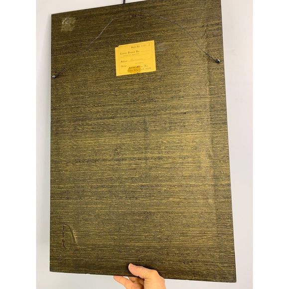 Vintage Bookworm Print by Spitzweg Framed 27" x 17.5" Home Decore 6391 - Picture 7 of 10